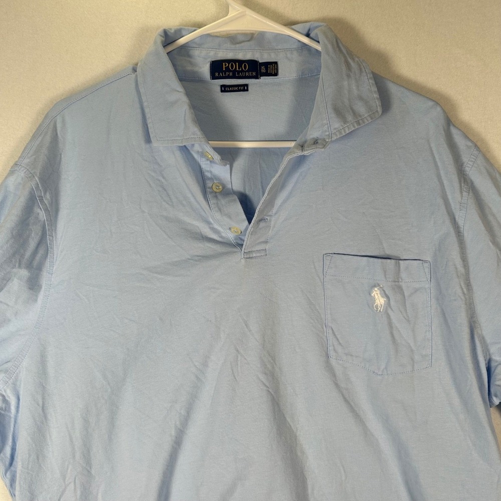 Polo Ralph Lauren Men's Size XL Light Blue Polo Shirt